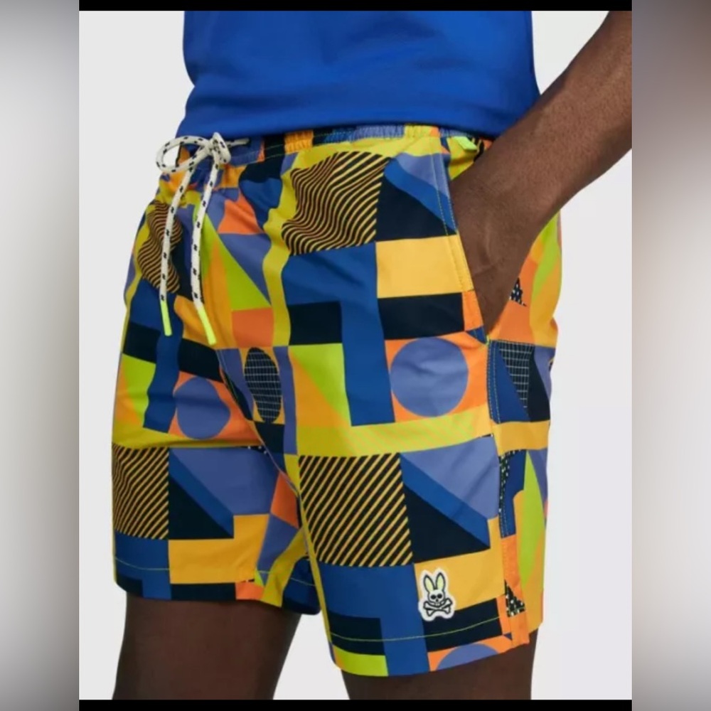 PSYCHO BUNNY
- Henry Deco Swim Trunks